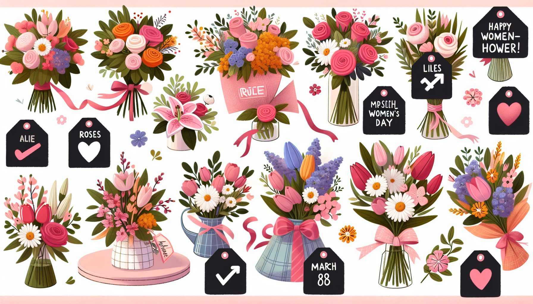 Как правильно выбрать букет для разных адресатов