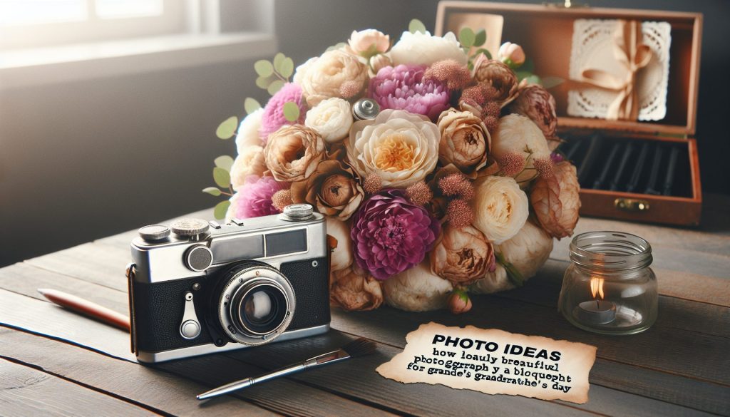 Фото-идеи: как красиво сфотографировать букет к Дню бабушки и дедушки