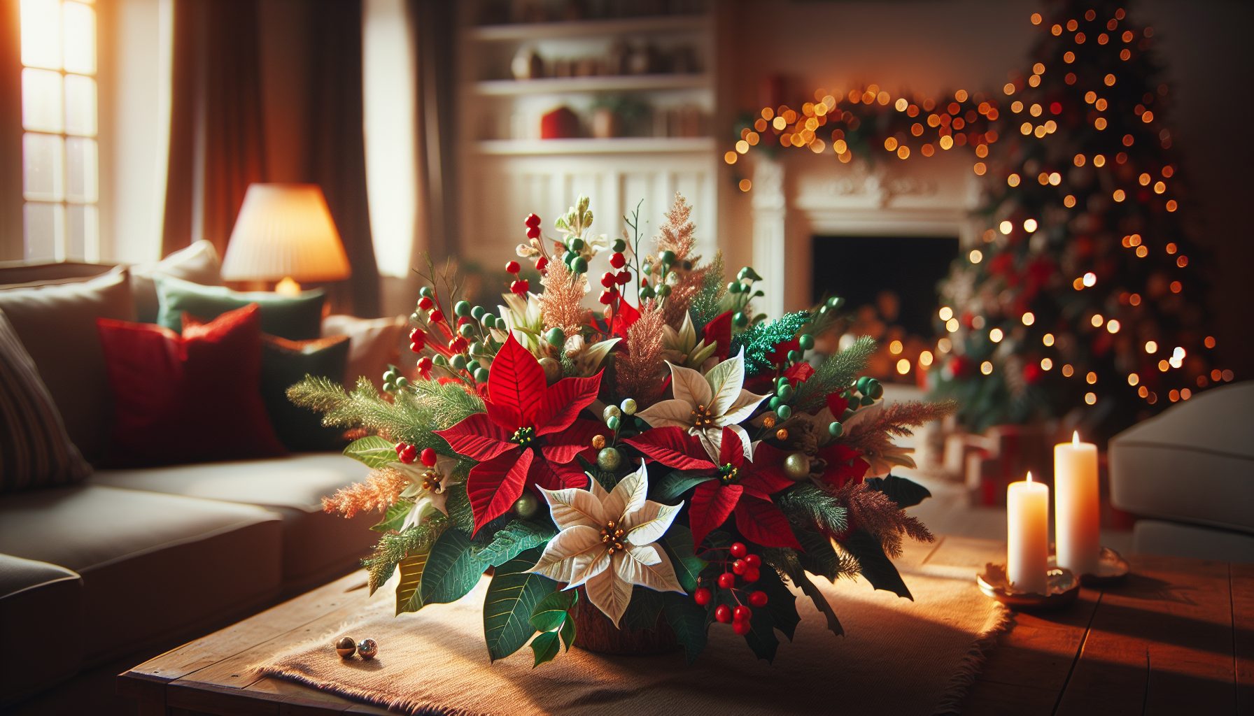 Какие цветы ассоциируются с Рождеством