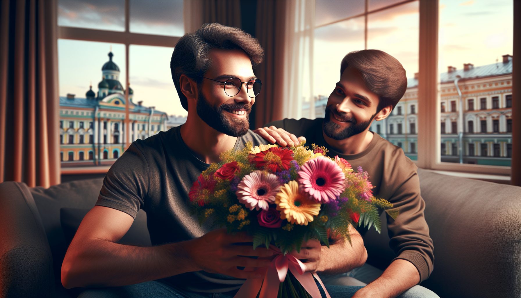 Почему цветы для отца — это не странно