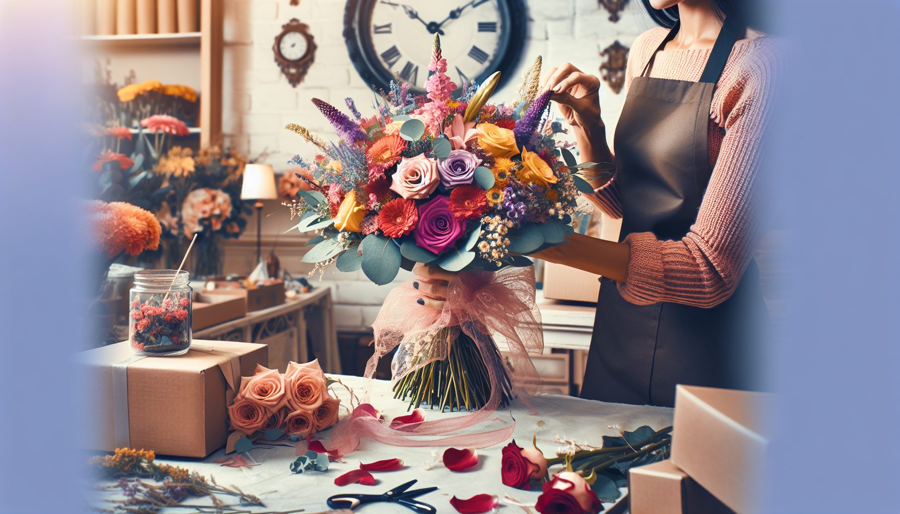 Дополняем букет деталями