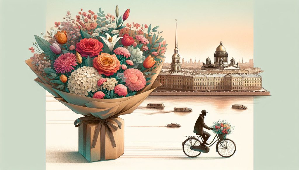Доставка цветов к 23 Февраля в Санкт-Петербурге: как оформить быстро