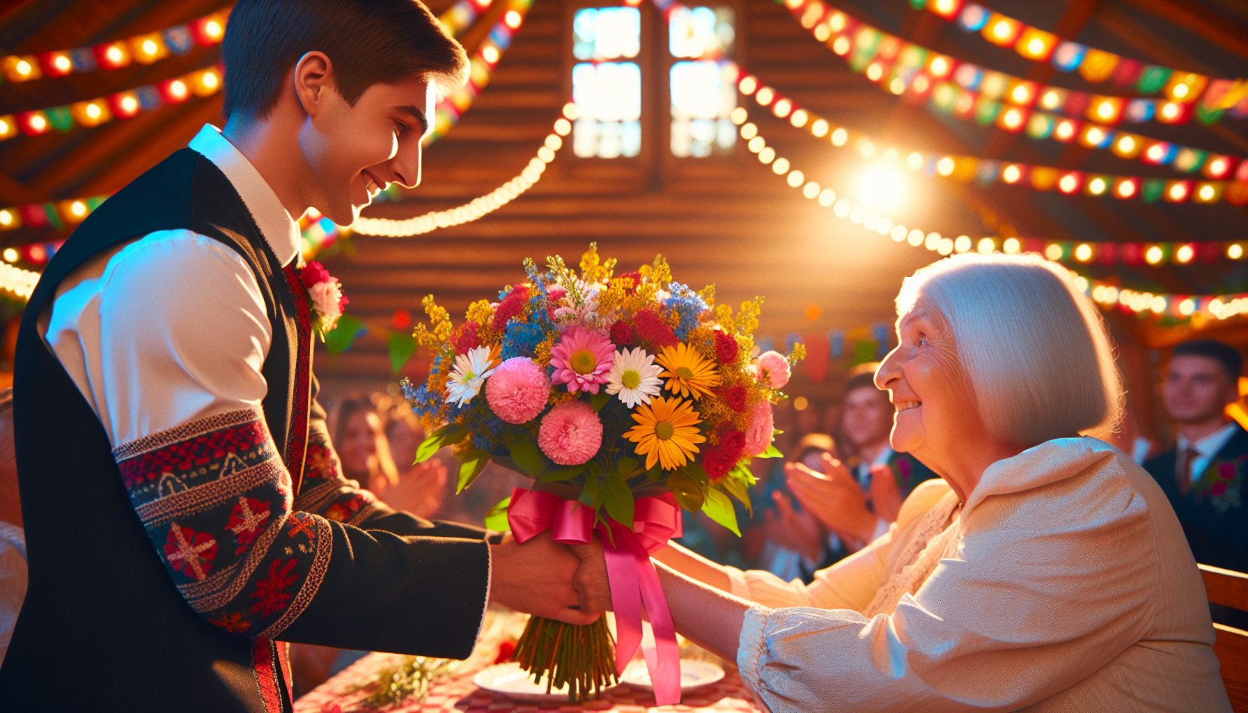 Почему вообще дарят цветы свекрови на Последний звонок