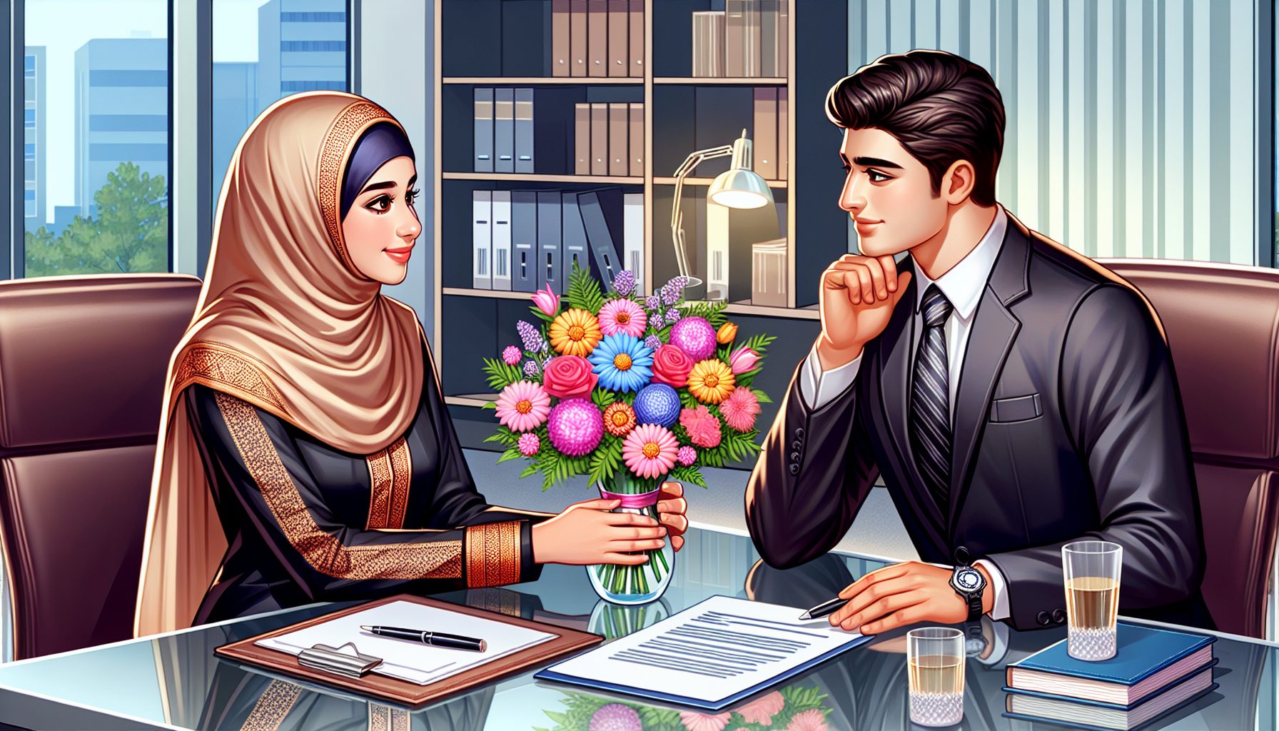 Зачем цветы в деловых отношениях