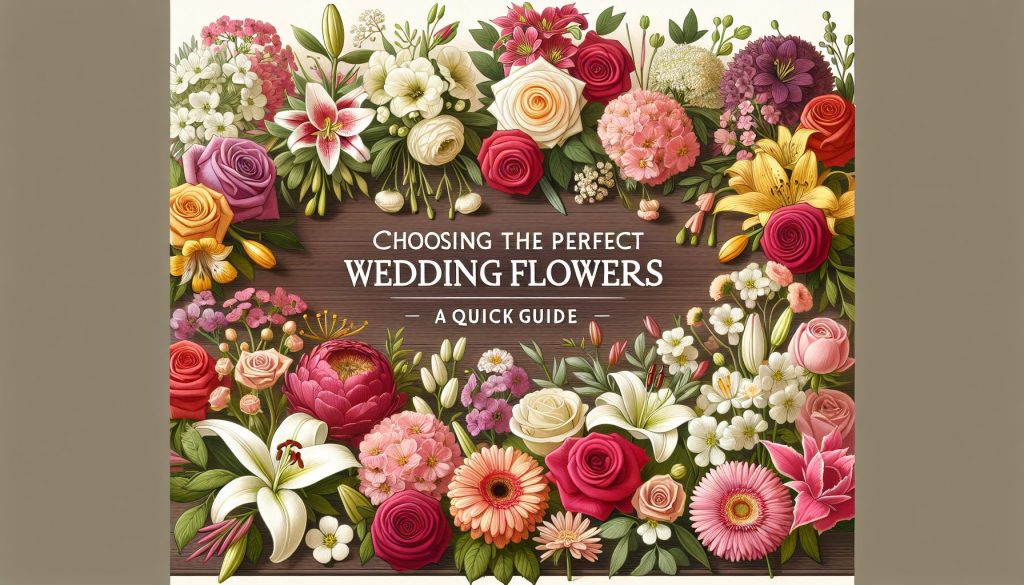 Кому какие цветы к Свадьбе: краткий справочник
