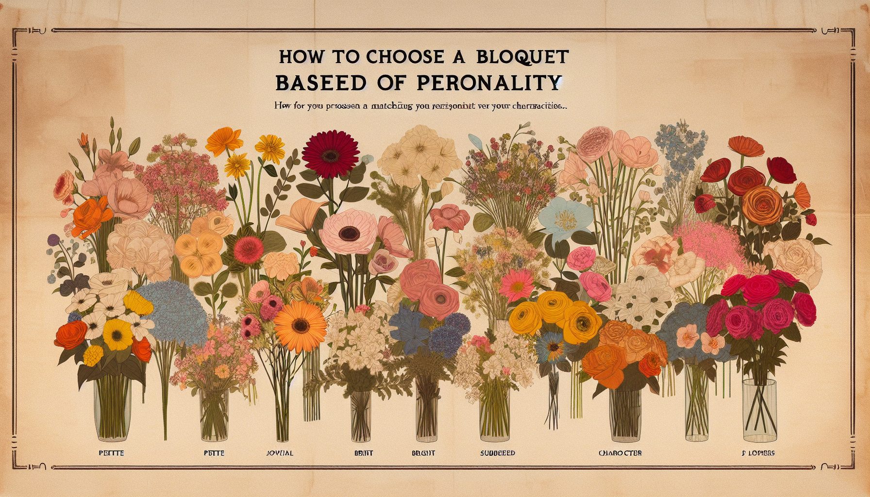 Как выбрать букет под характер