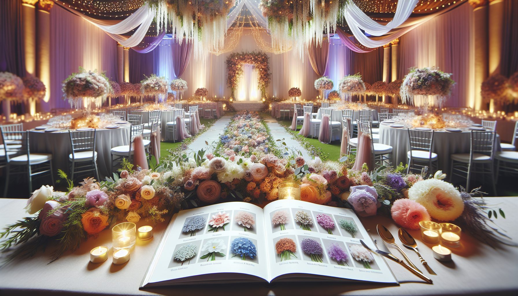 Как подобрать цветовую гамму свадьбы