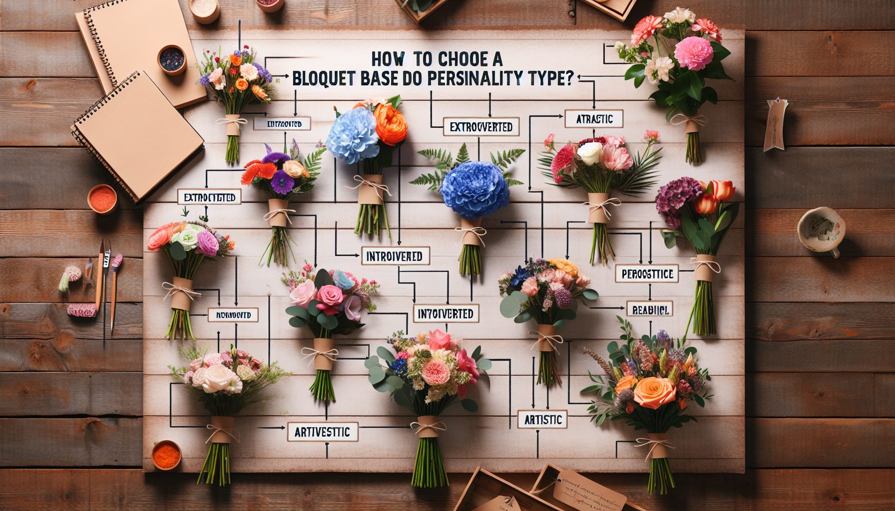 Как выбрать букет по типу личности