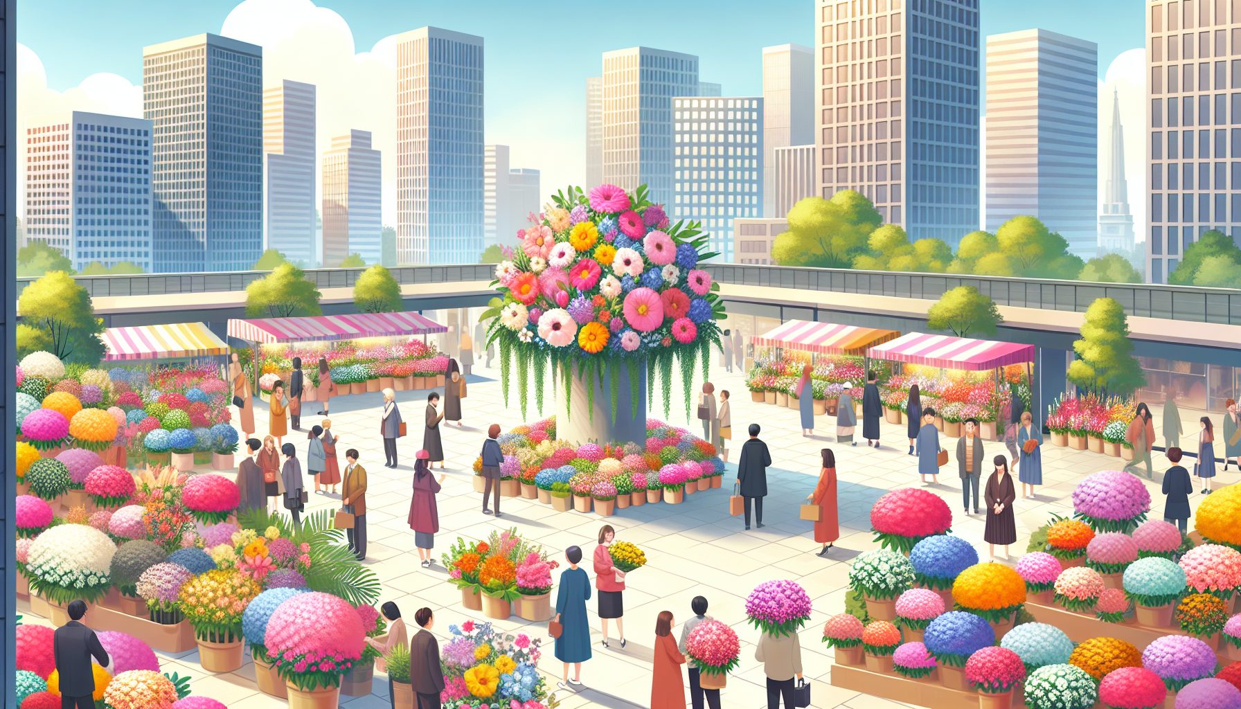 Почему цветы — символ городского праздника