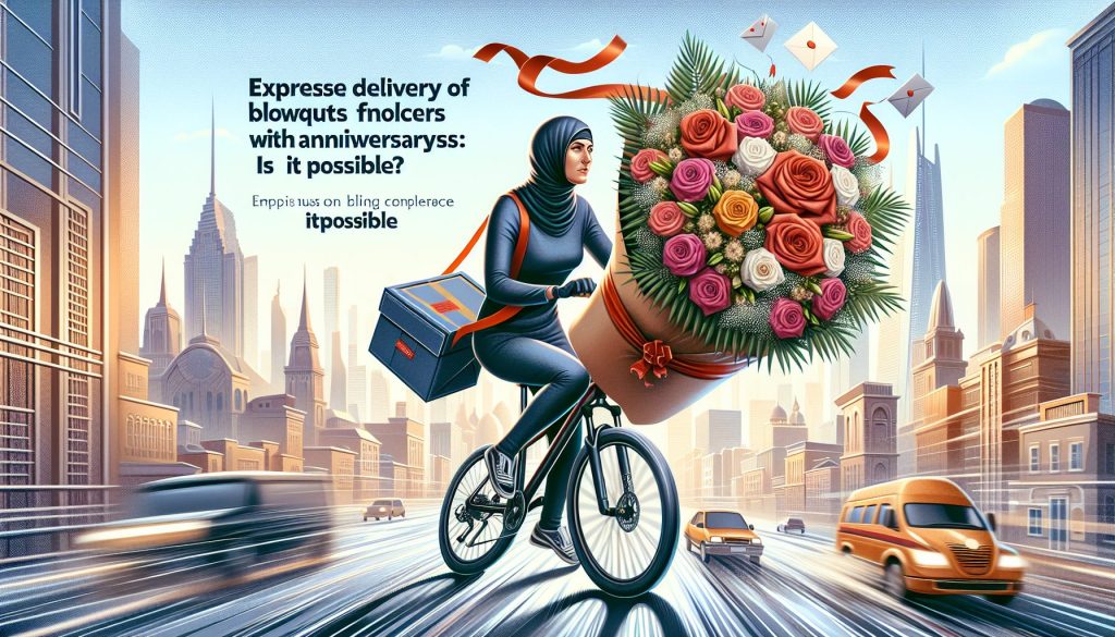 Экспресс-доставка букетов к Юбилею с открыткой и ленточкой: реально ли?