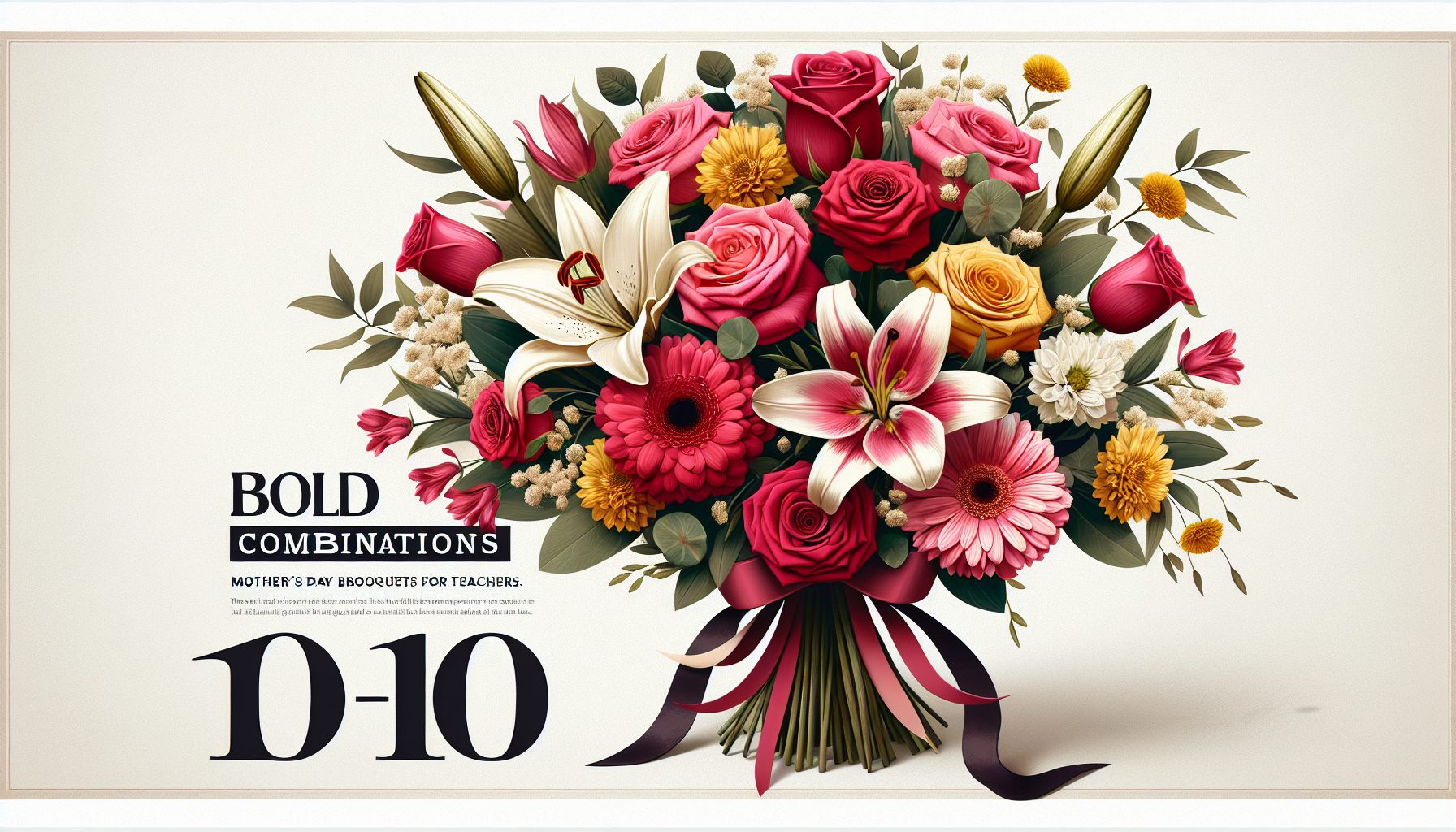 Комбинированные букеты: смелое объединение