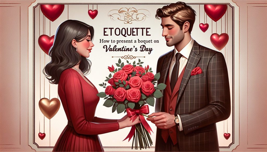 Этикет: как вручать букет к Дню Святого Валентина
