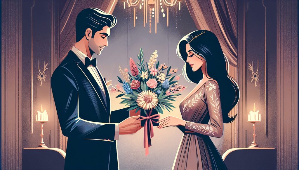 Этикет: как вручать букет к Годовщине