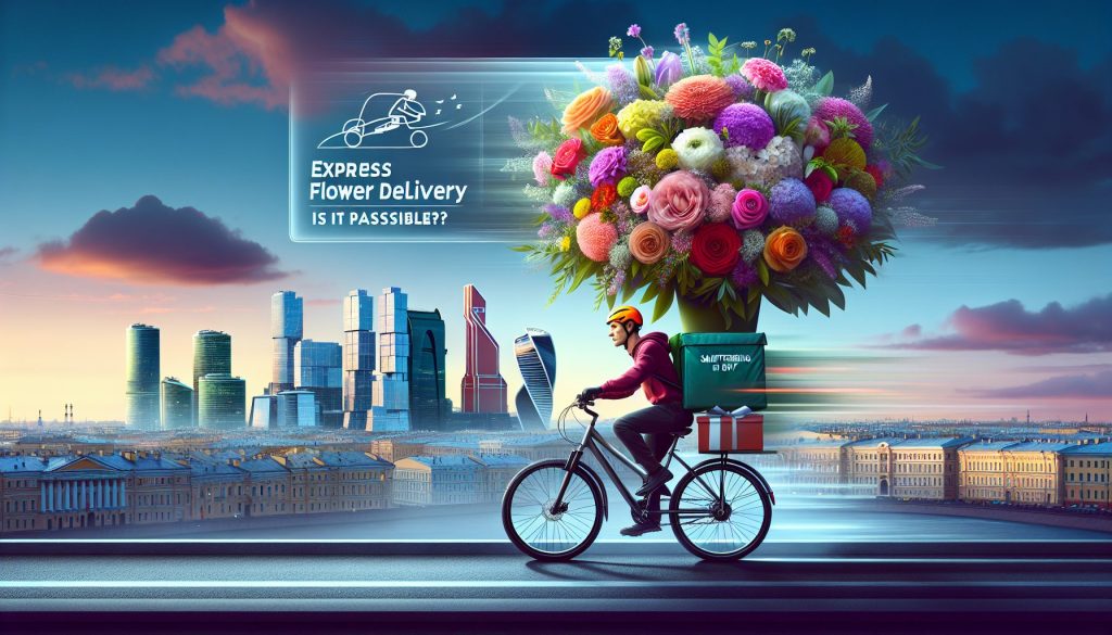 Экспресс-доставка букетов к Дню города в Санкт-Петербурге: реально ли?