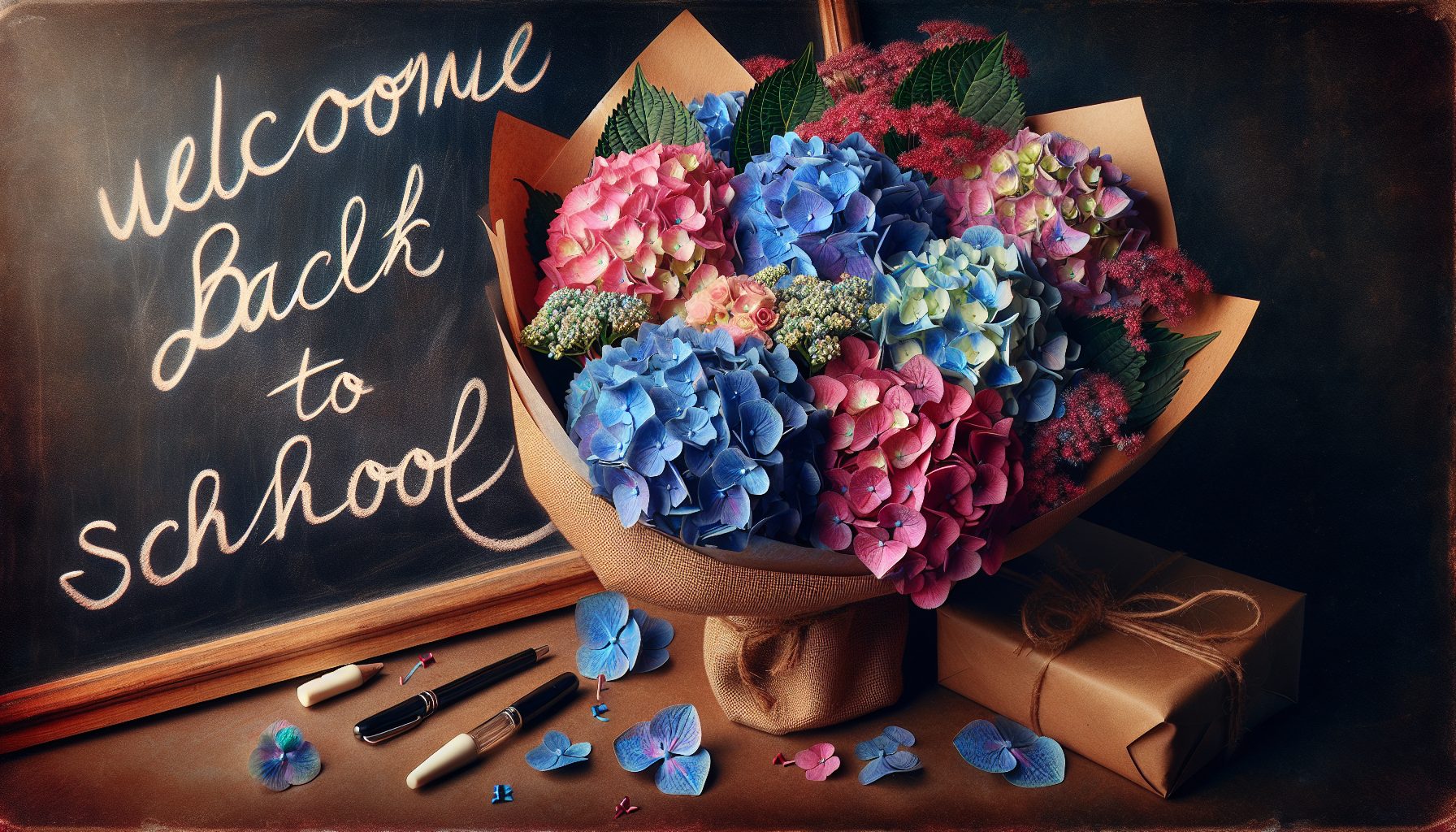 Почему гортензии — звезды школьных букетов