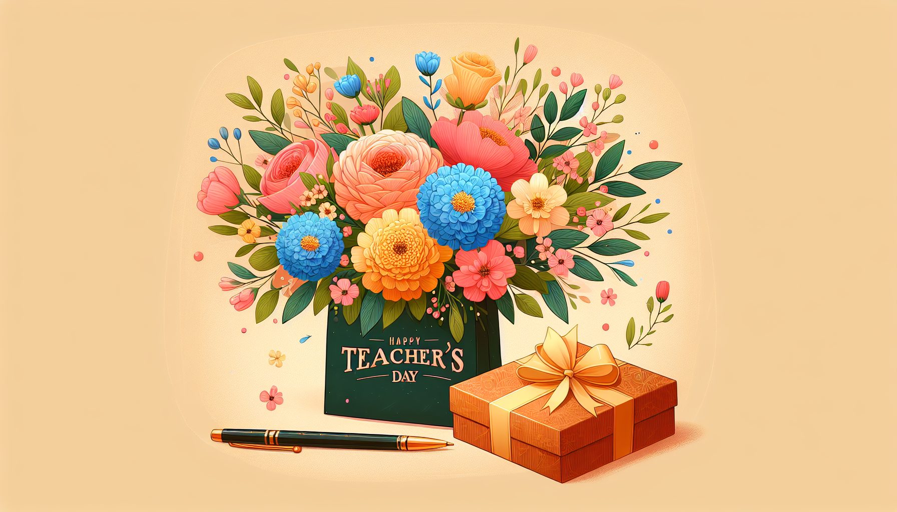 Выбор цветов для Дня учителя