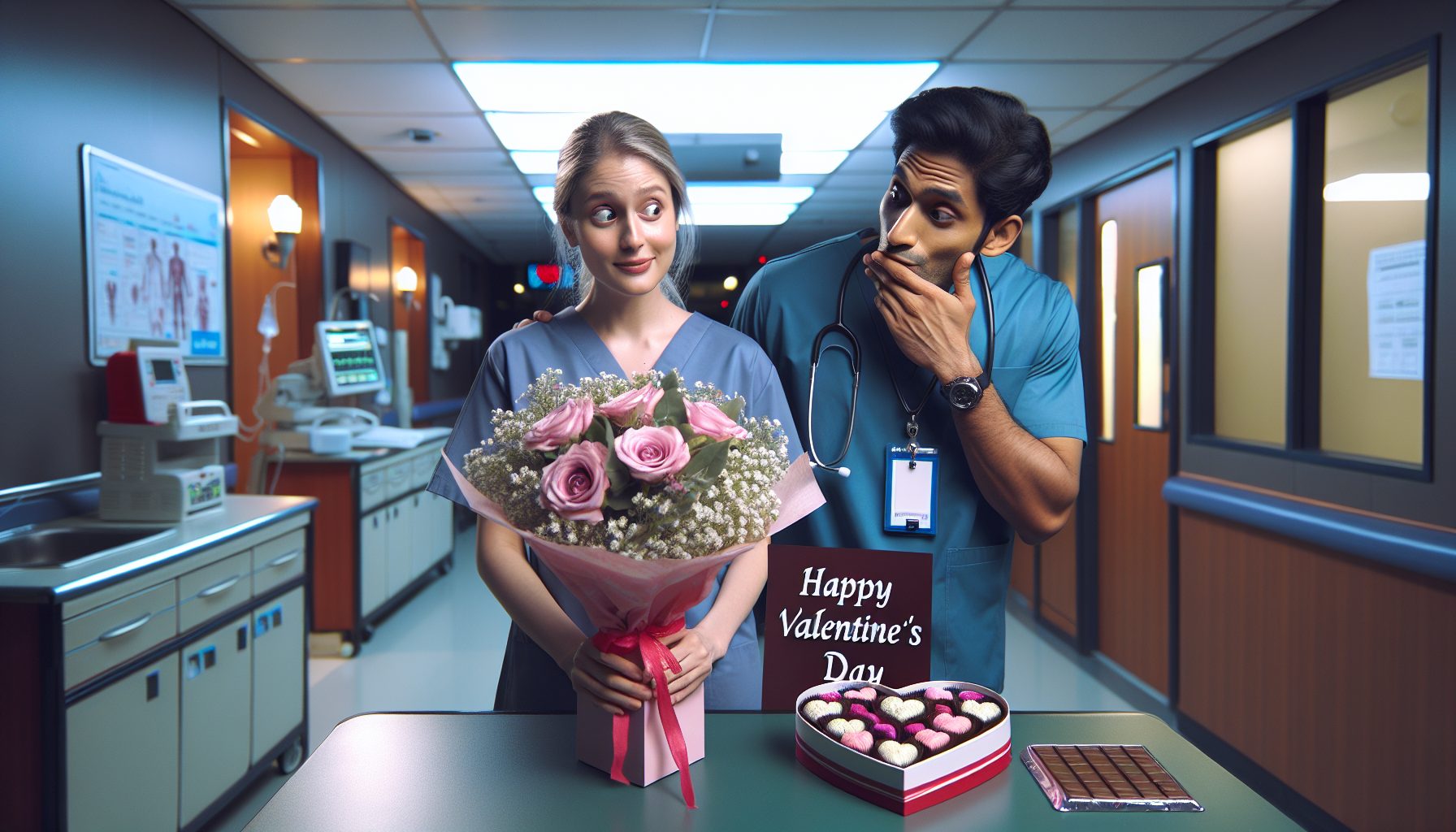 Почему врачу стоит дарить цветы, даже если он дежурит