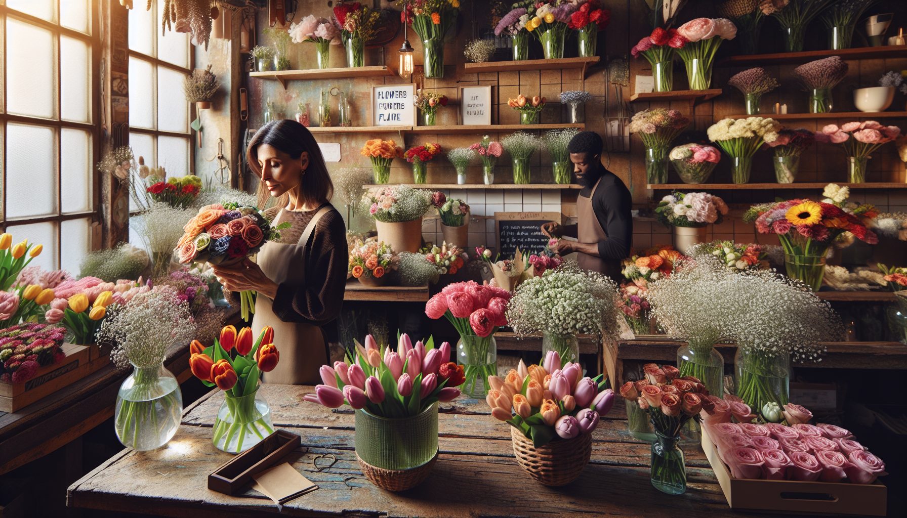 Где и как купить подходящий букет