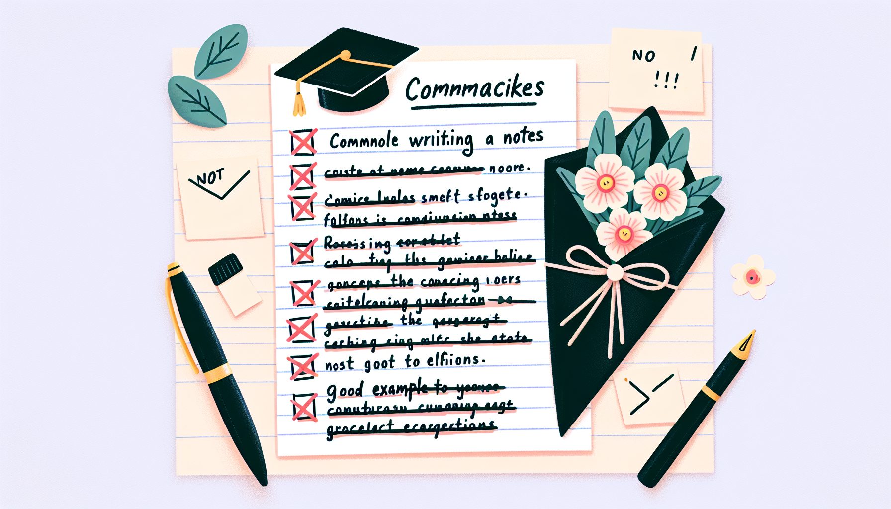 Типичные ошибки при написании записок