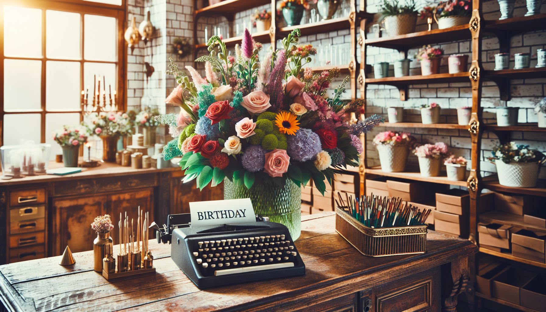 Где заказать букет к Дню рождения в центре Петербурга