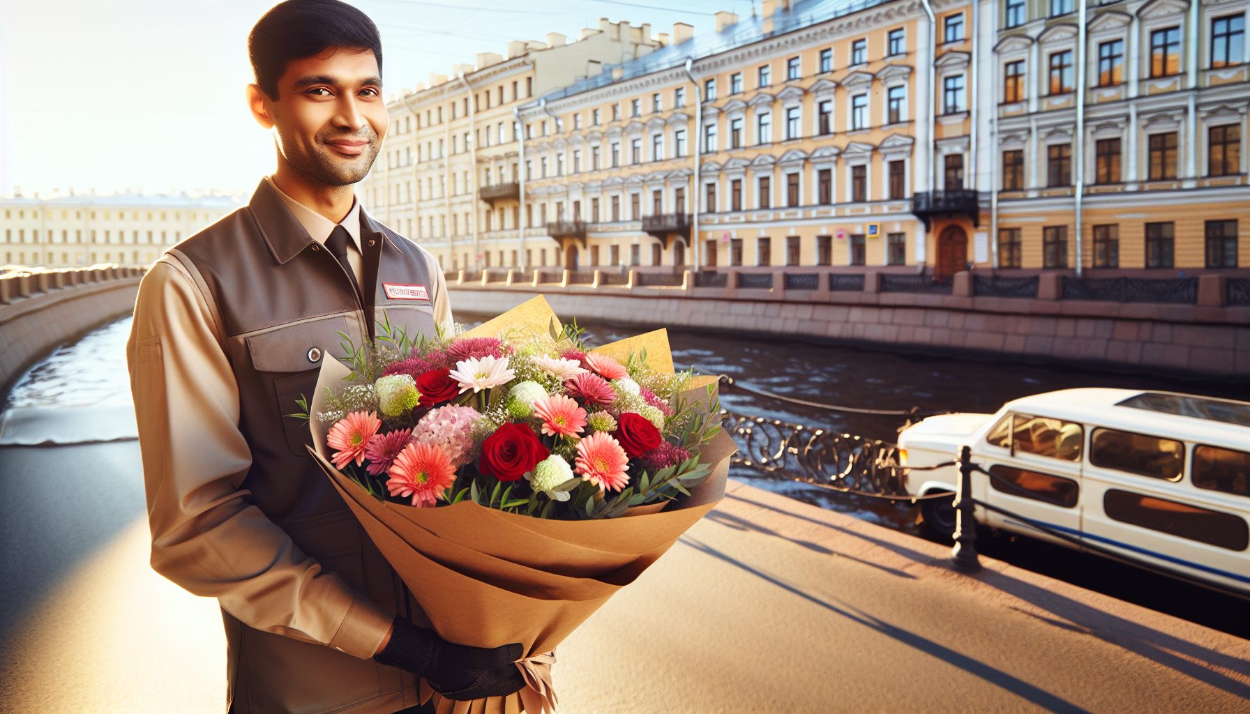 Доставка цветов по Петербургу