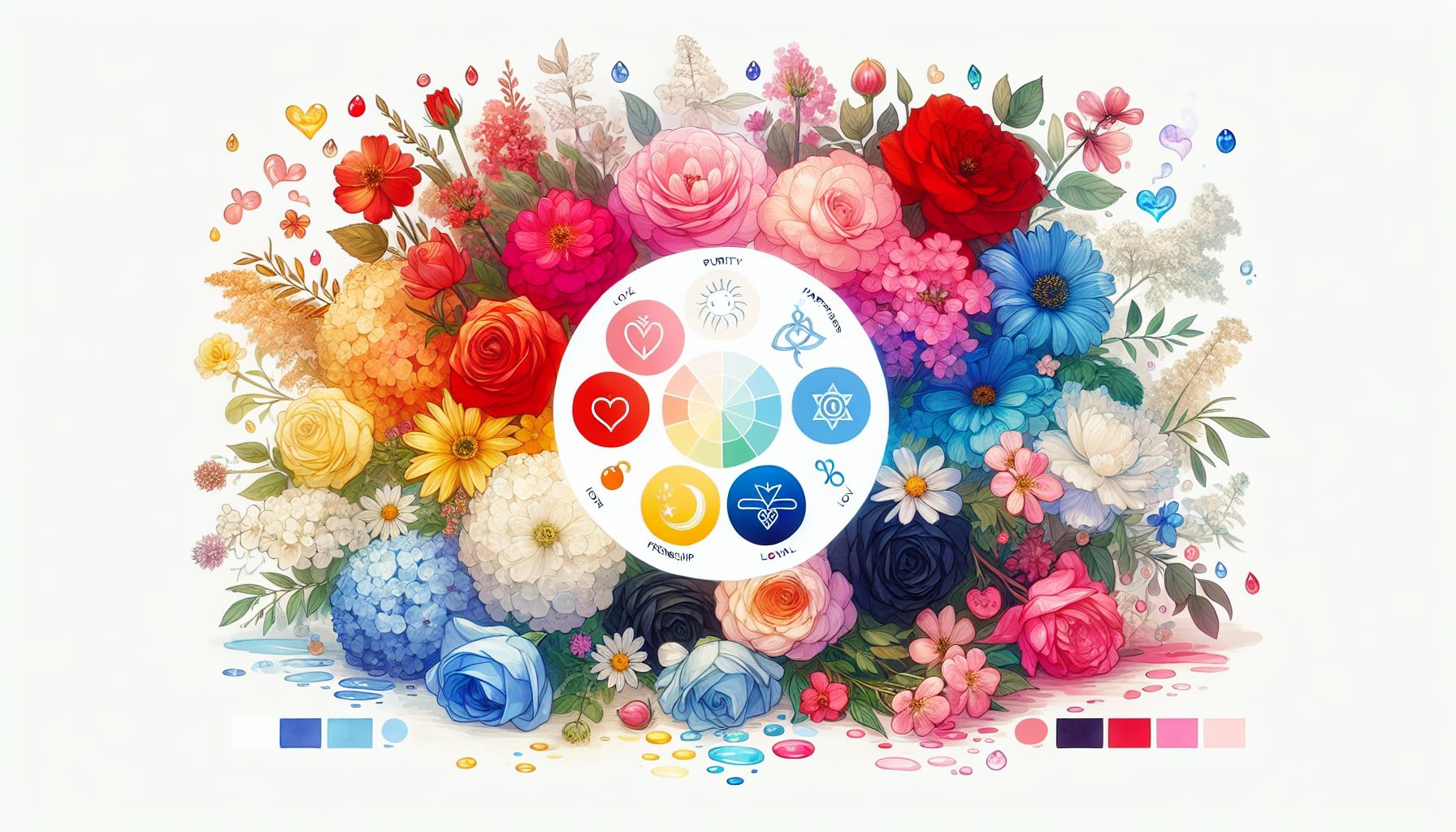 Значение цветов в свадебных традициях