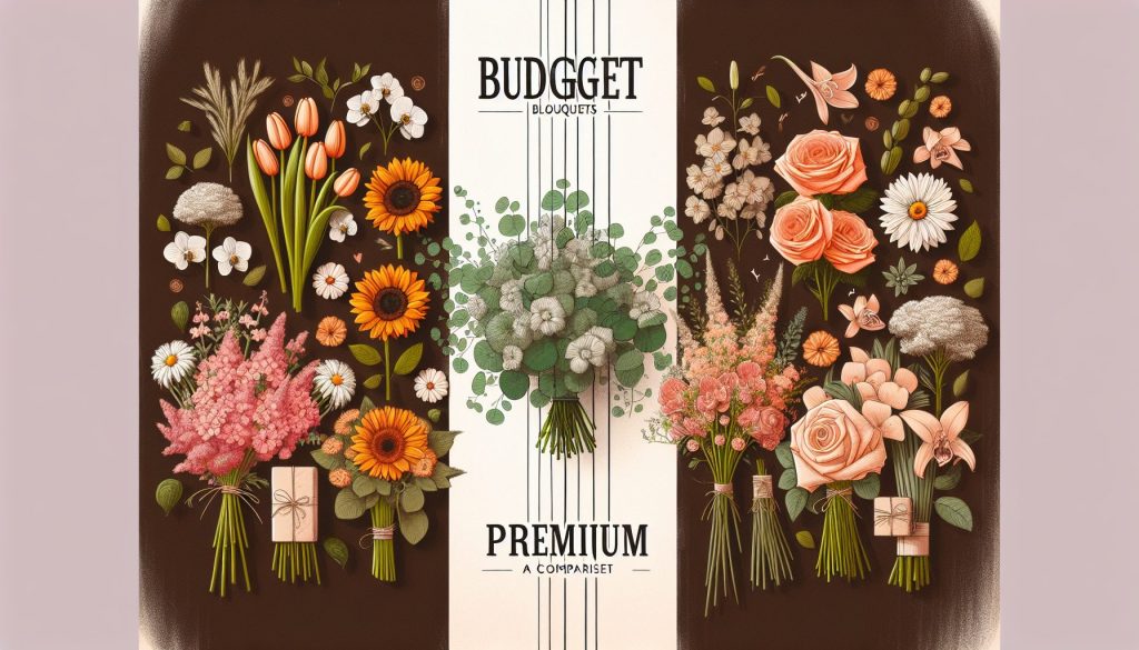 Бюджетные и премиальные букеты к Дню города: сравнение