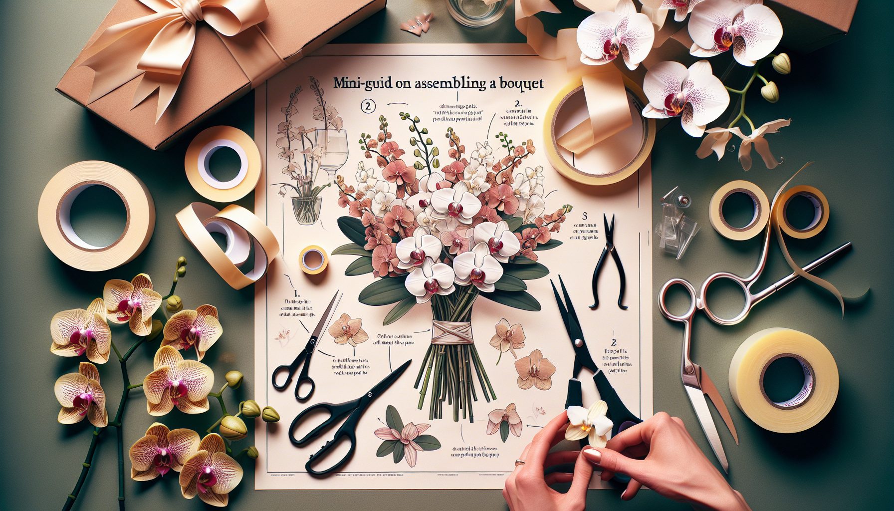 Мини-инструкция по сборке букета