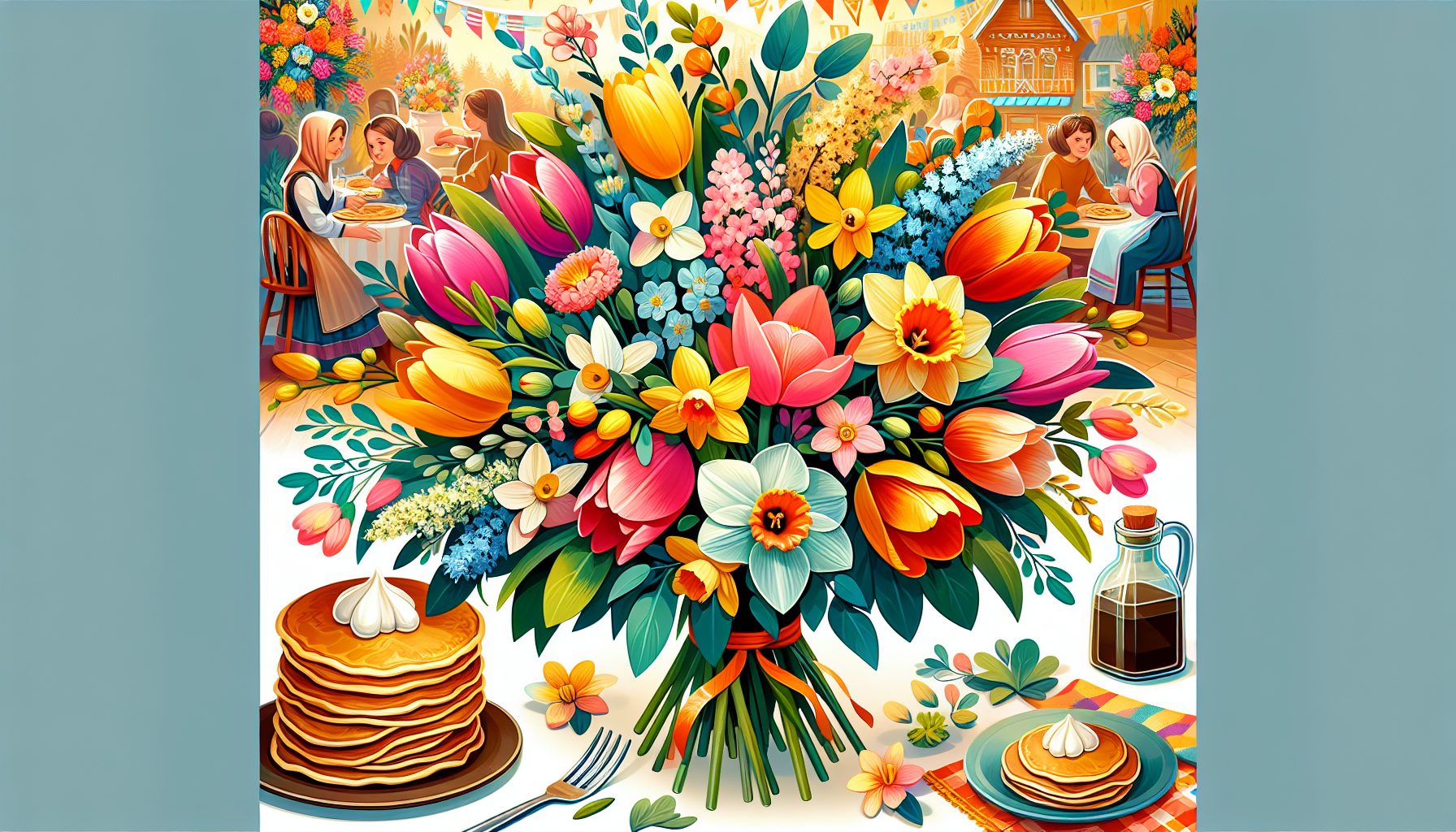 Как вообще появился запрос на букет к Масленице