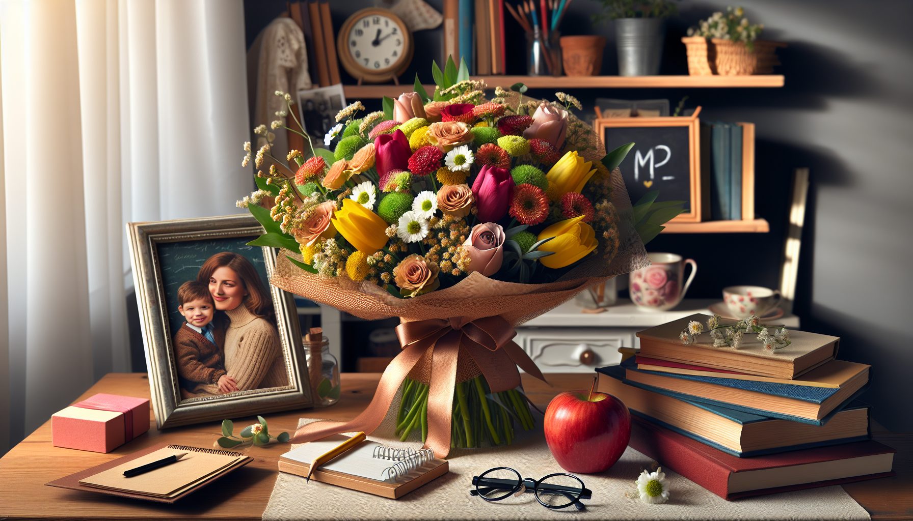 Почему букет для мамы-учителя — это больше, чем подарок