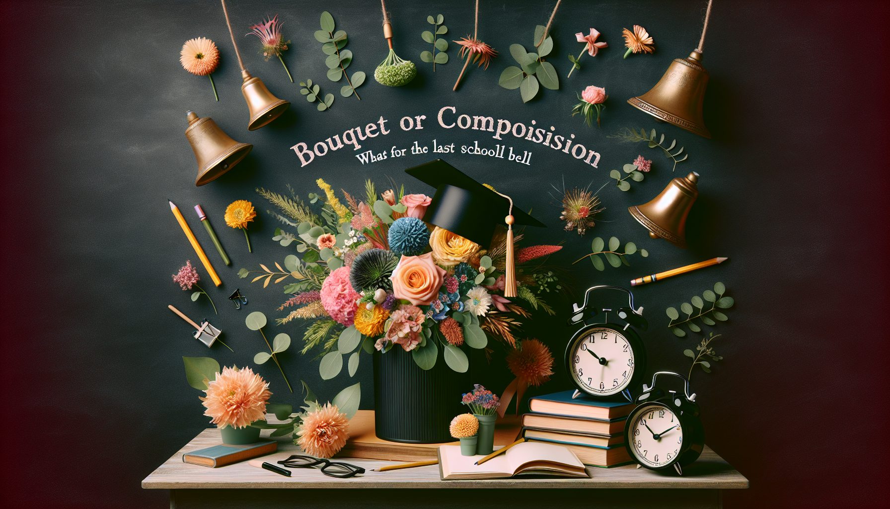 Букет или композиция: что выбрать к Последнему звонку