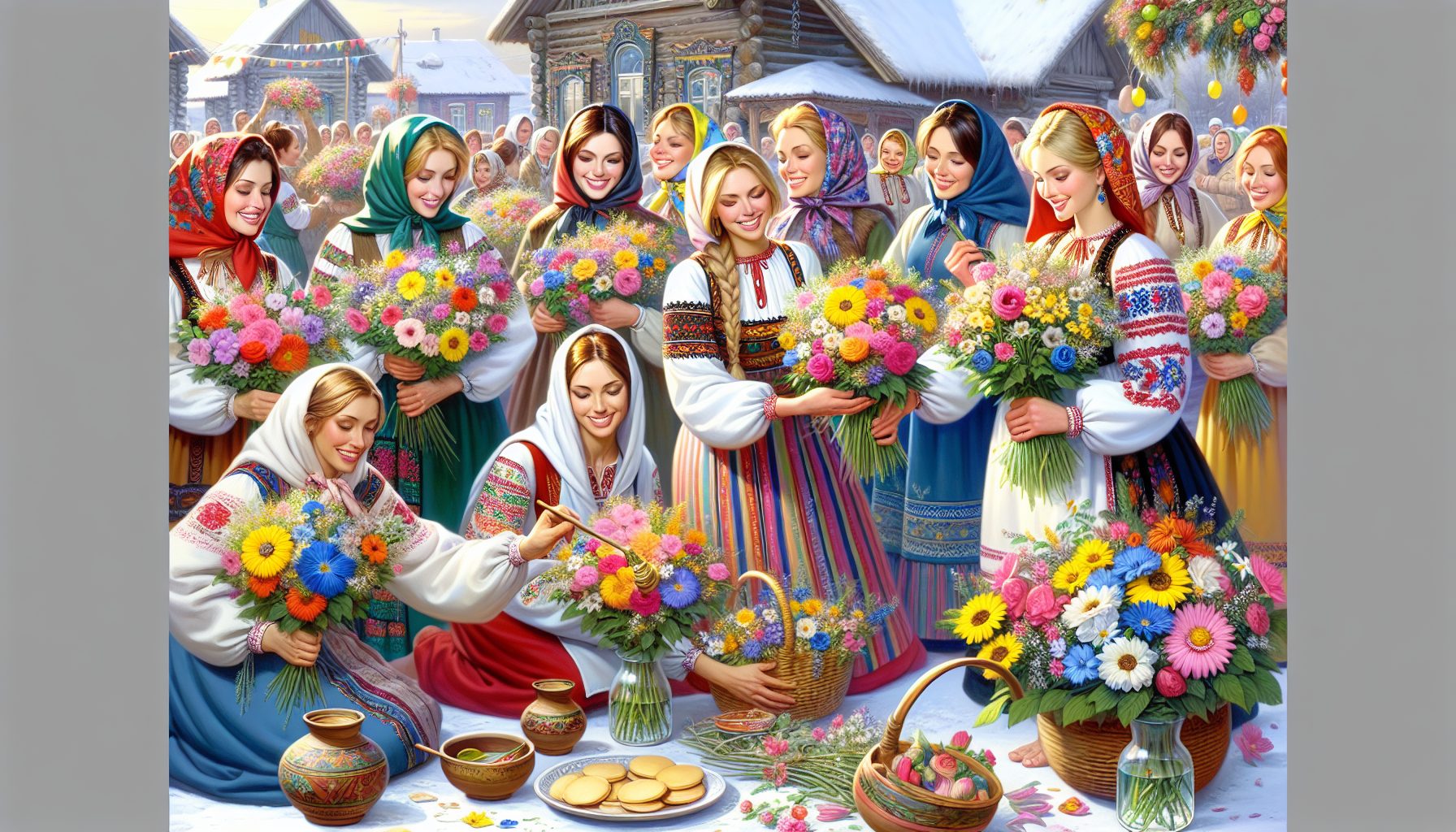 Почему Масленица — отличный повод подарить букет подруге