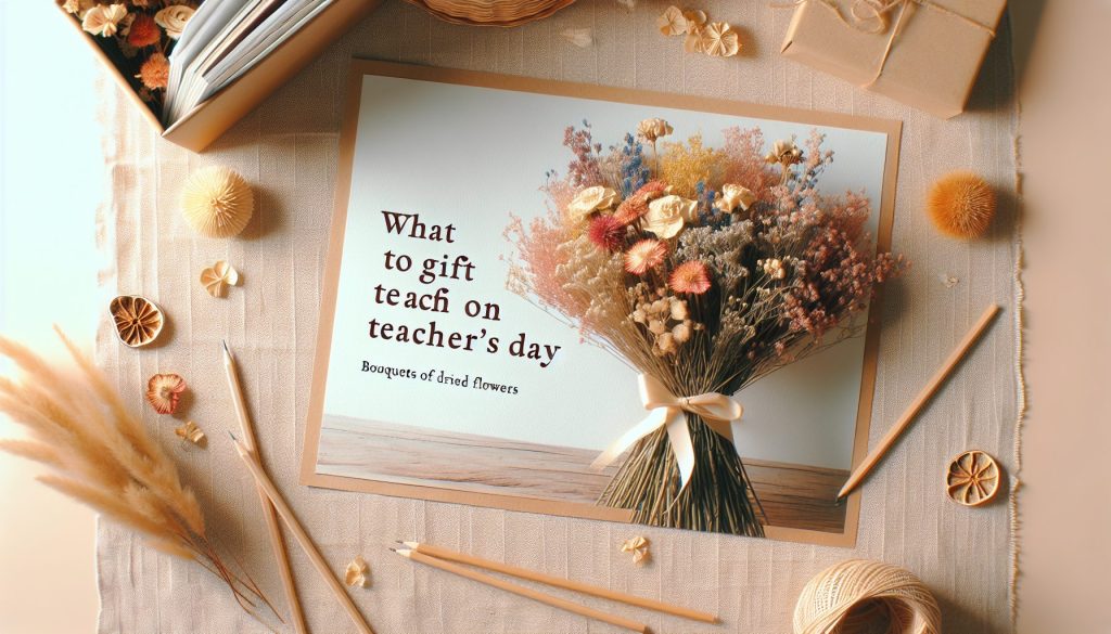 Что подарить к Дню учителя: букеты из сухоцветов