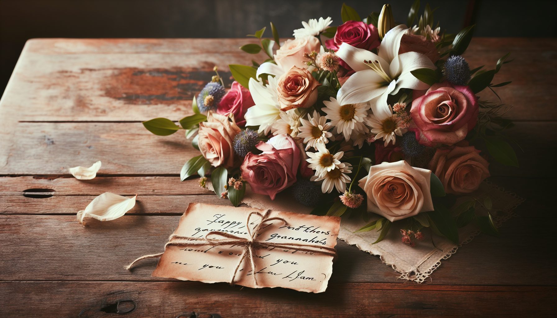 Зачем вообще писать записку к букету