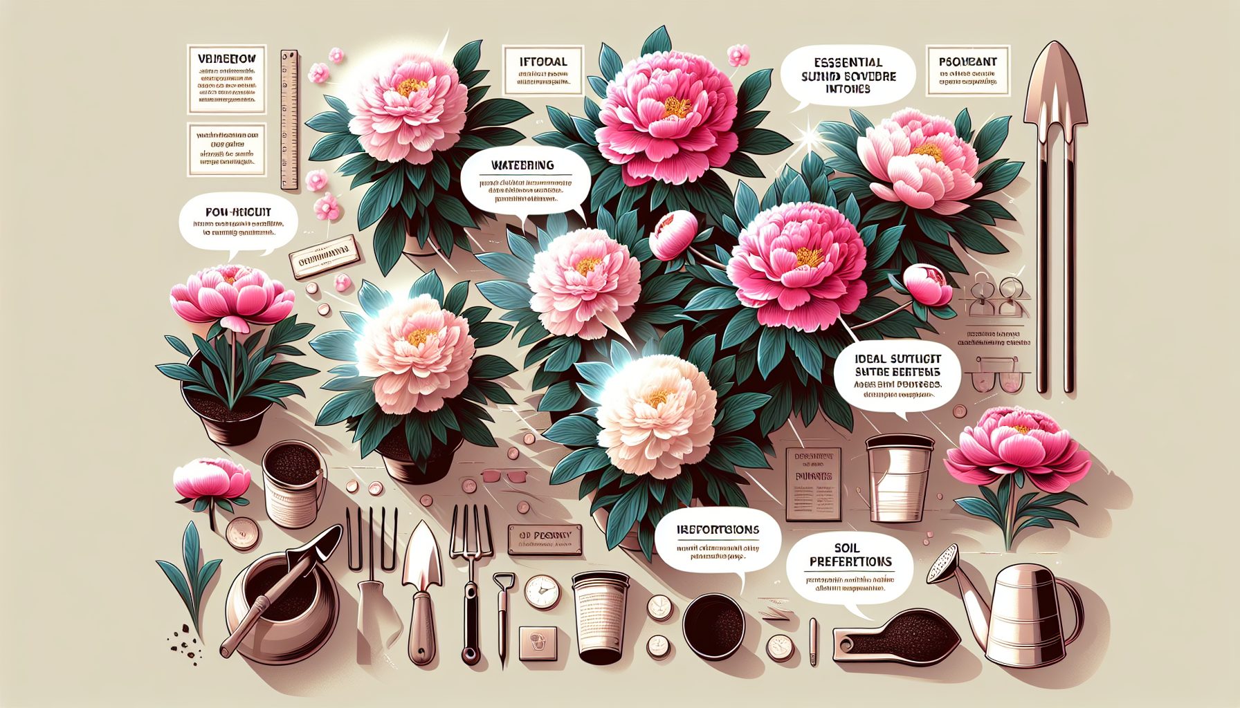 Мини-инструкция по уходу за пионами