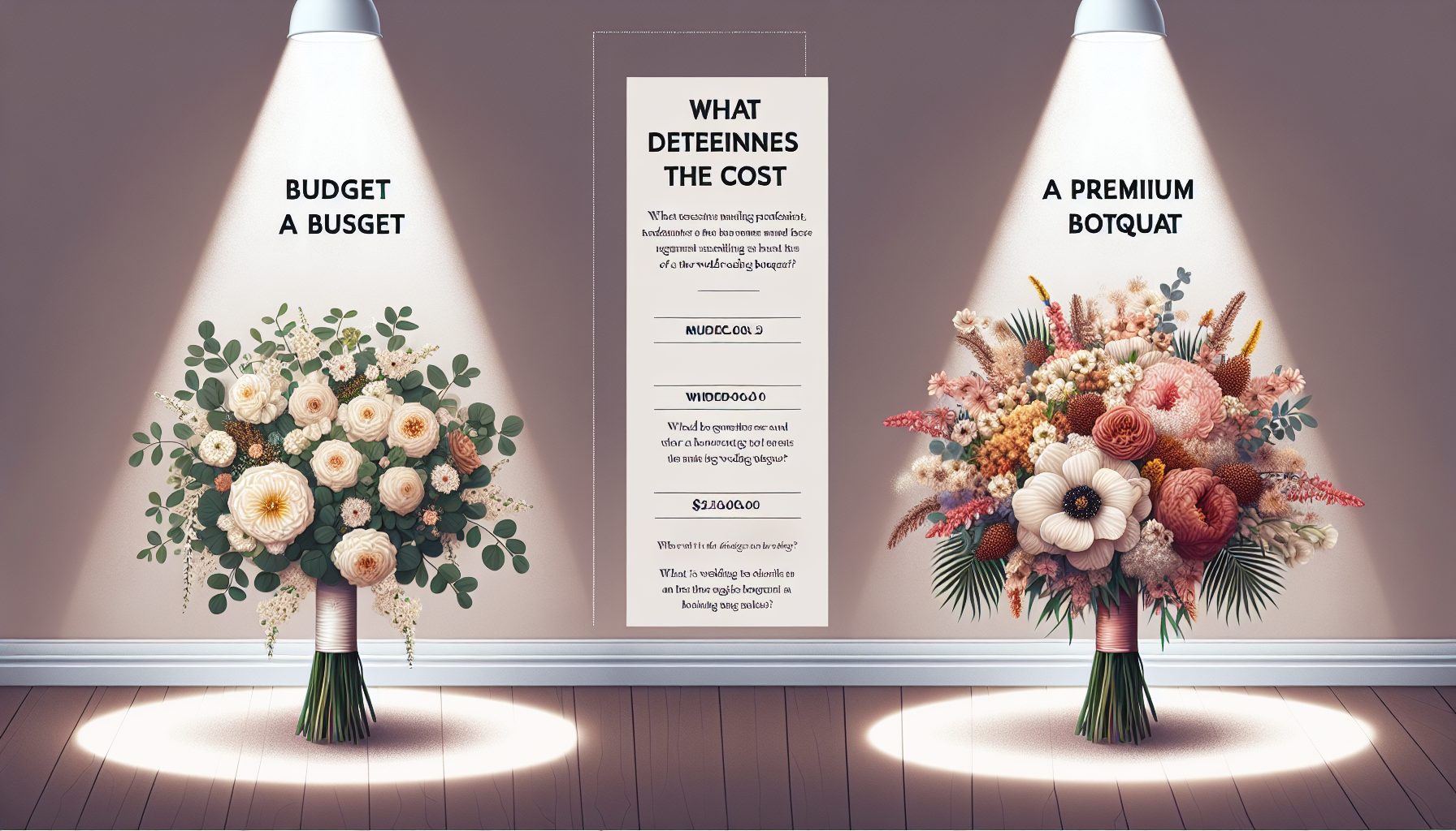Что определяет стоимость свадебного букета