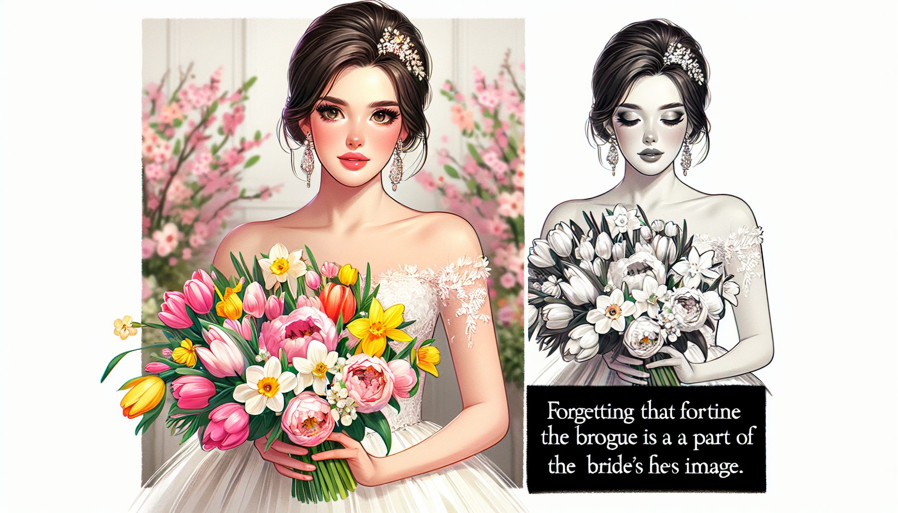 Ошибка №6: забывать, что букет — часть образа невесты
