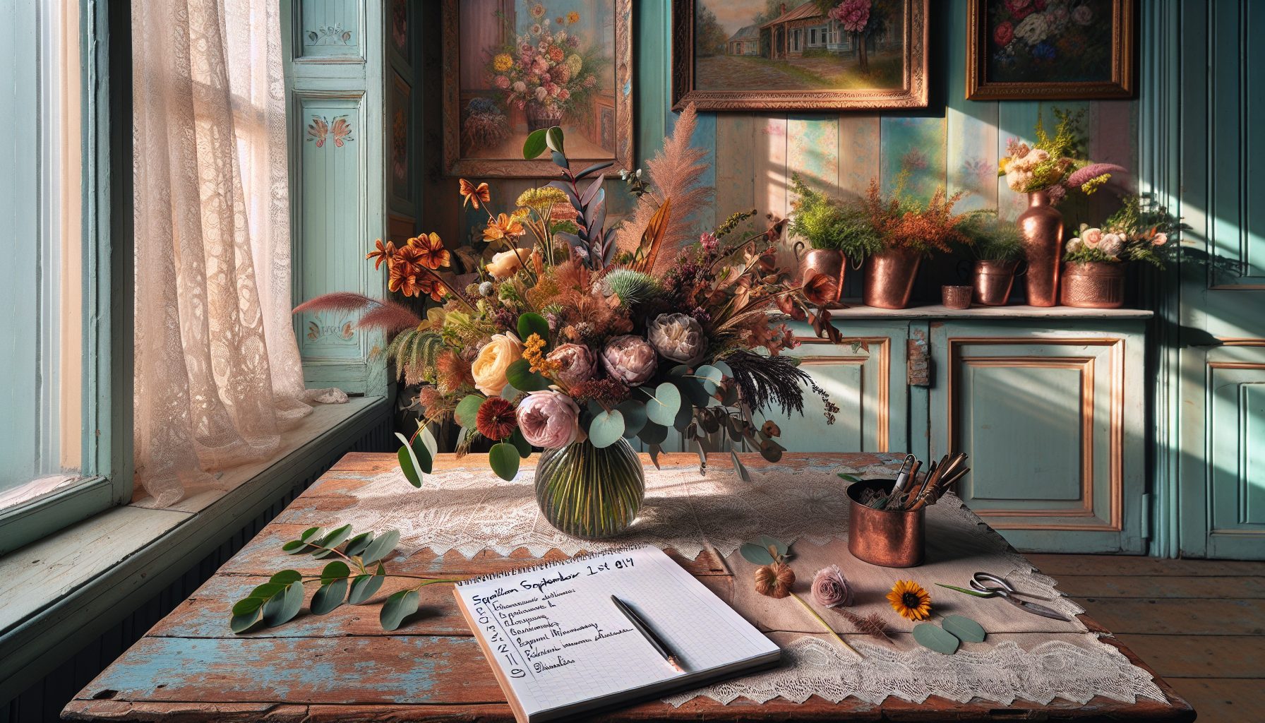 Модные тенденции во флористике к 1 сентября