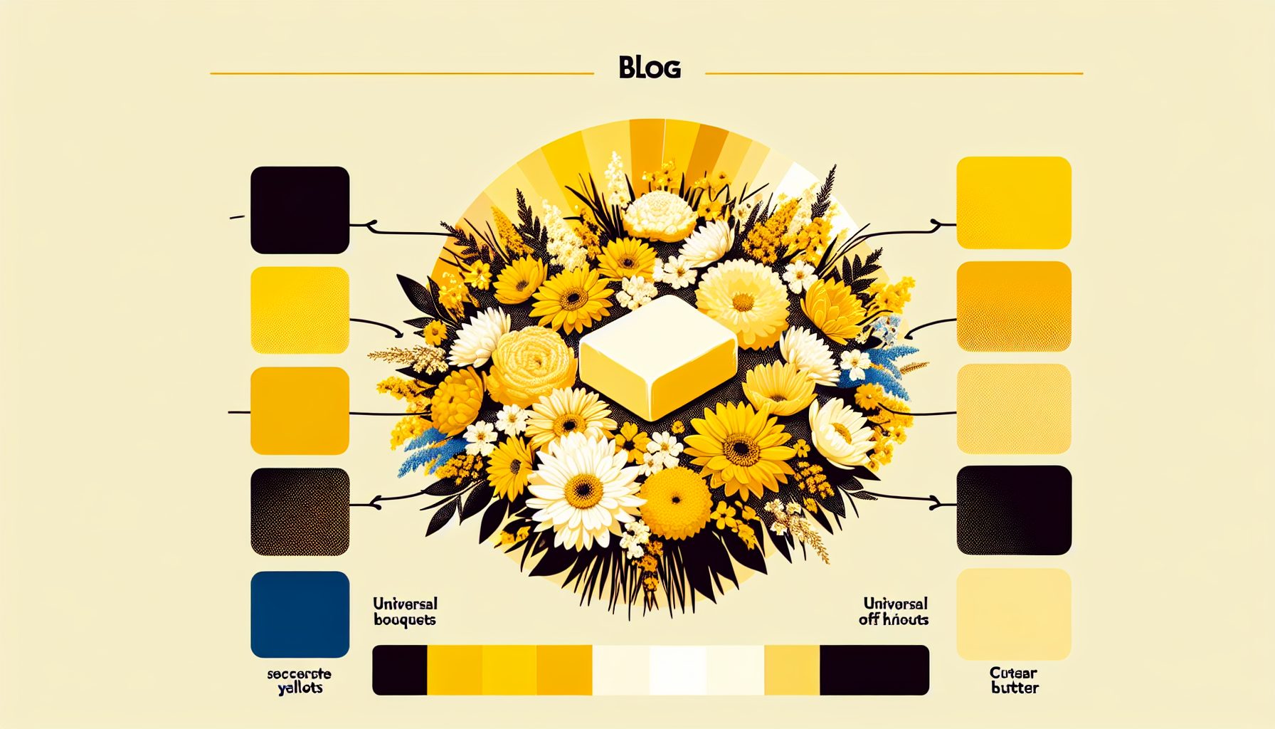 Цветовые сочетания: от солнца до сливочного масла