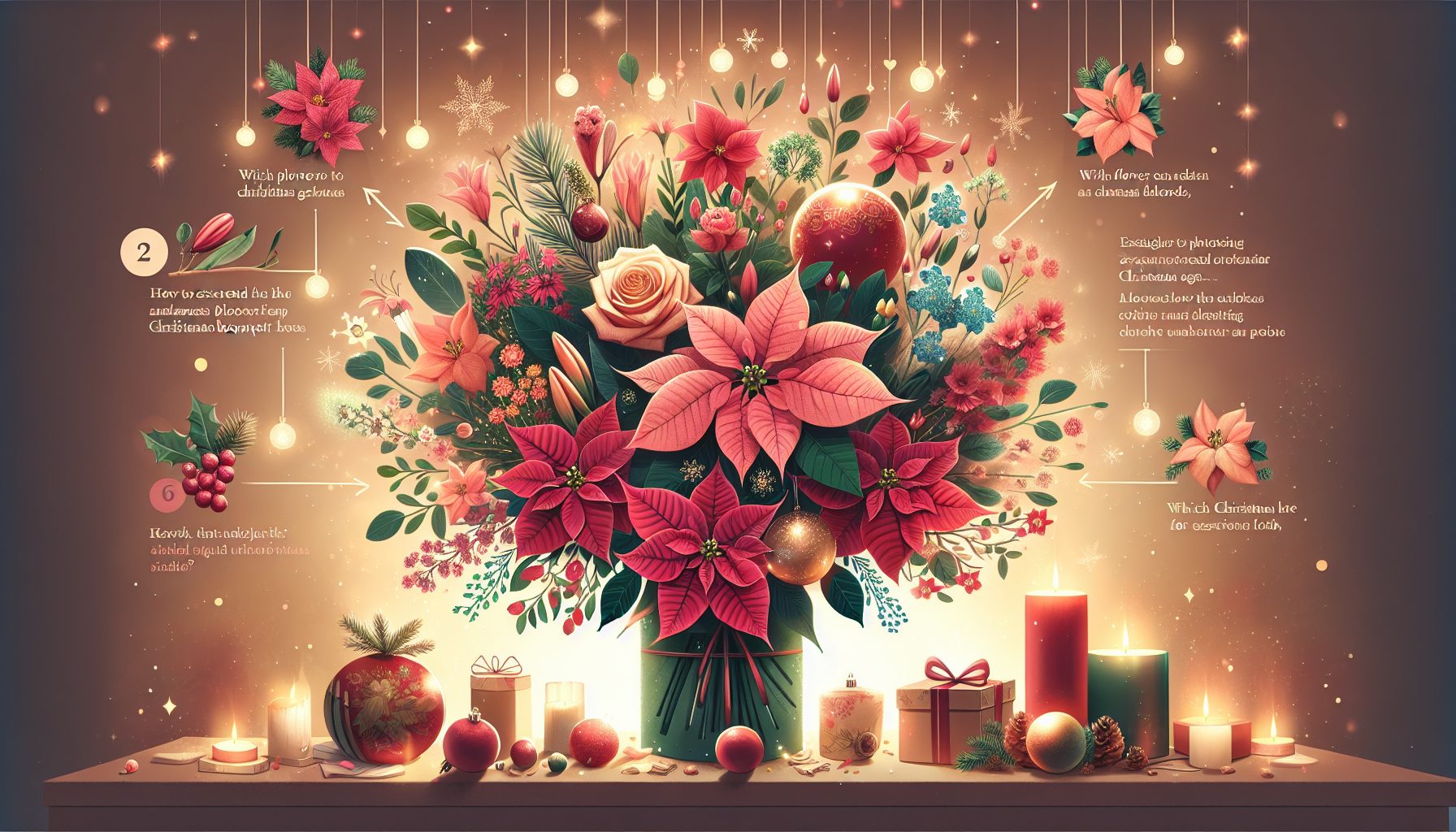 Как продлить жизнь рождественскому букету