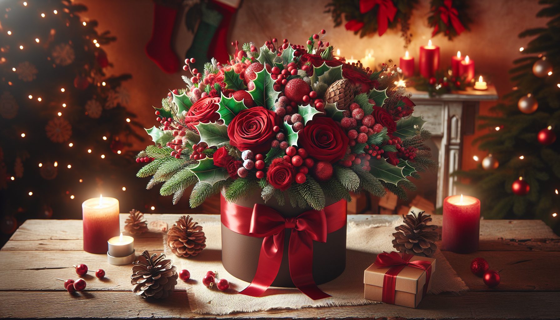 Почему рождественский букет для мамы — больше, чем просто подарок