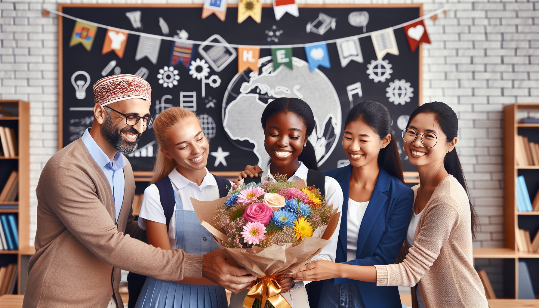 Зачем вообще дарят цветы на День знаний