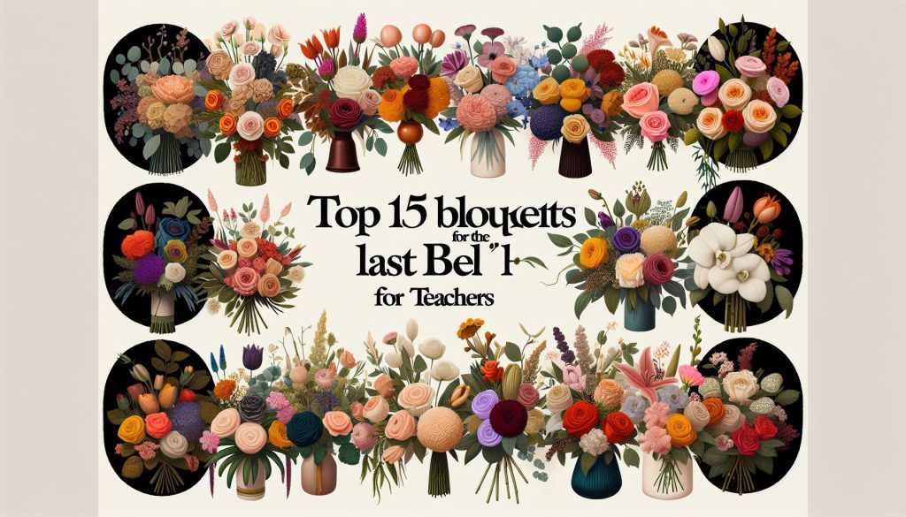 ТОП-15 букетов к Последнему звонку: для учителя