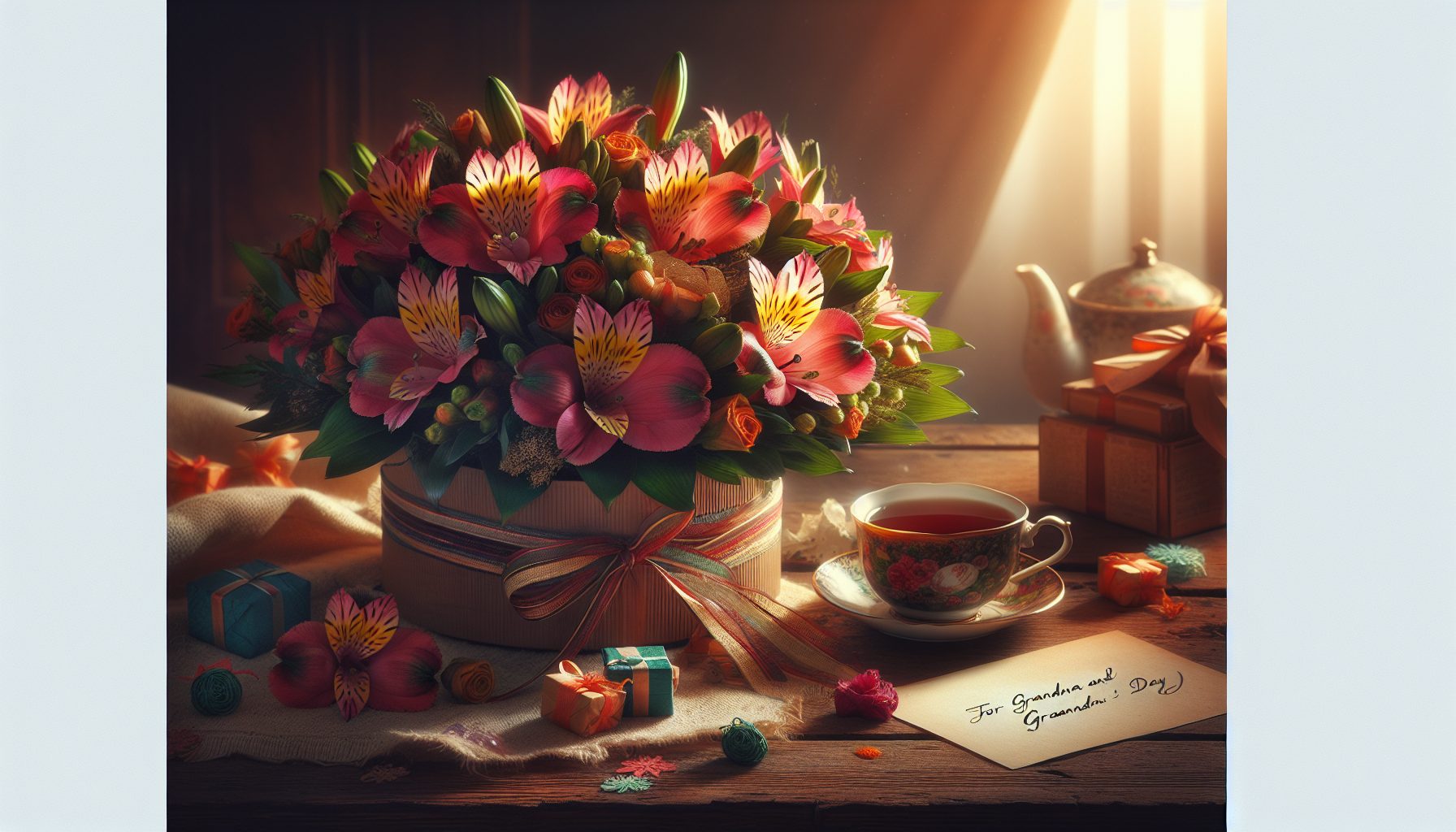 Почему альстромерия — идеальный выбор для Дня бабушки и дедушки