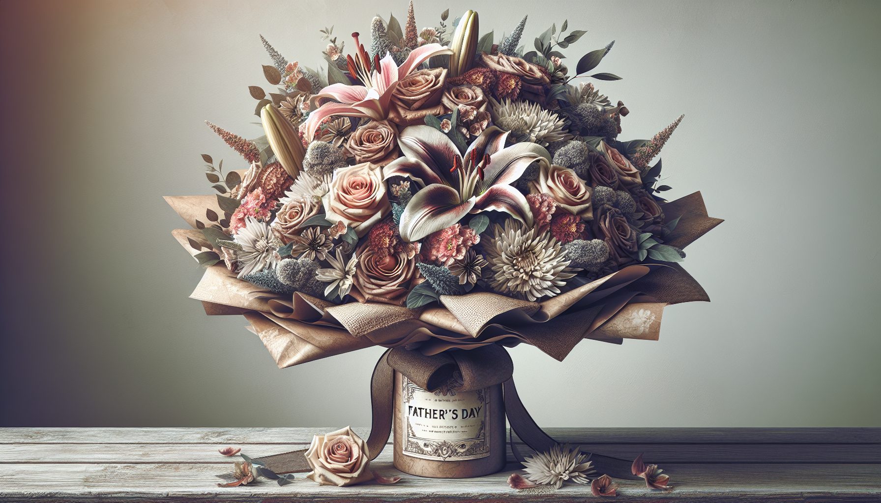 Форма и оформление букета