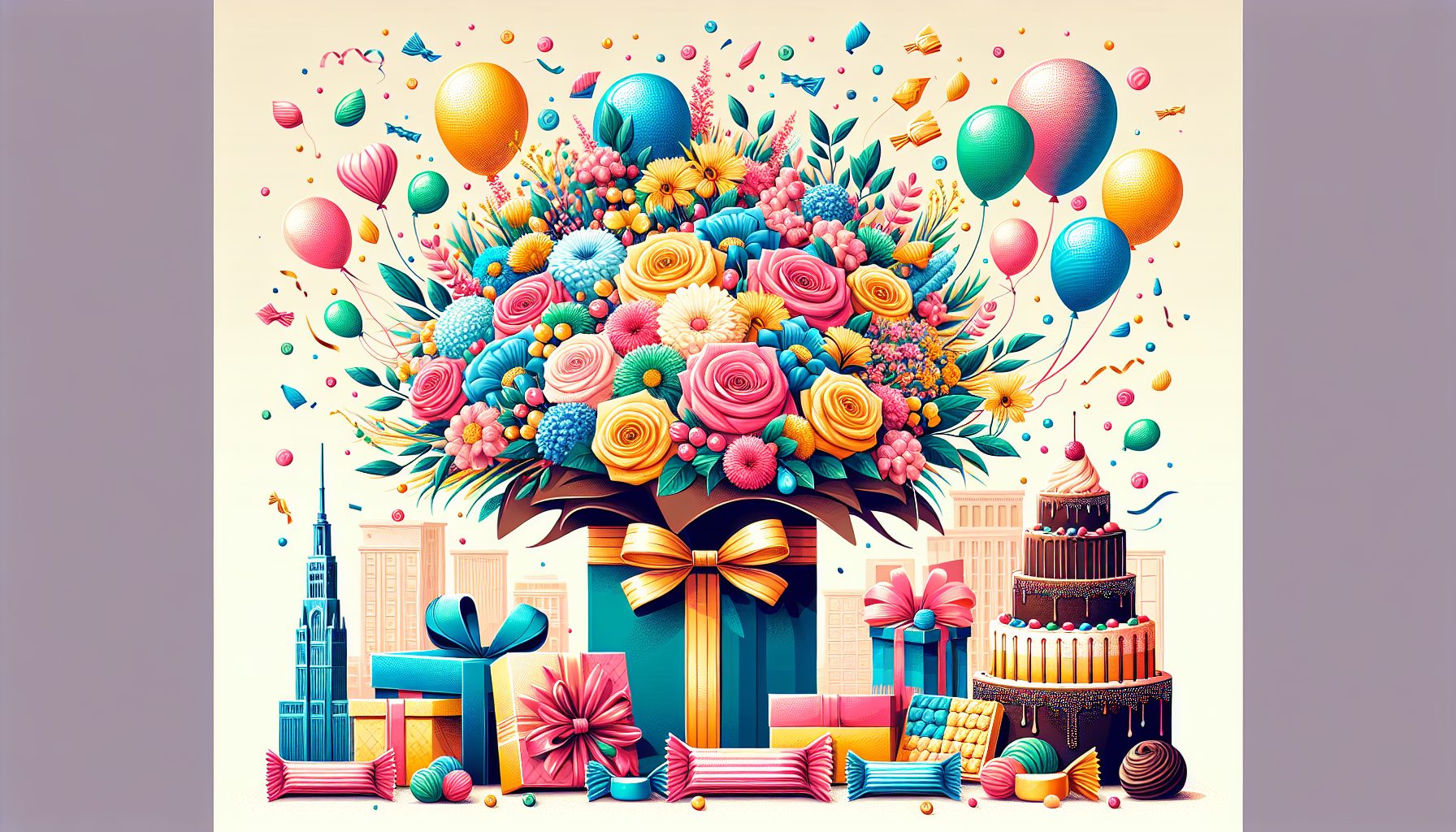 Почему букеты-подарки стали любимым форматом к Дню города