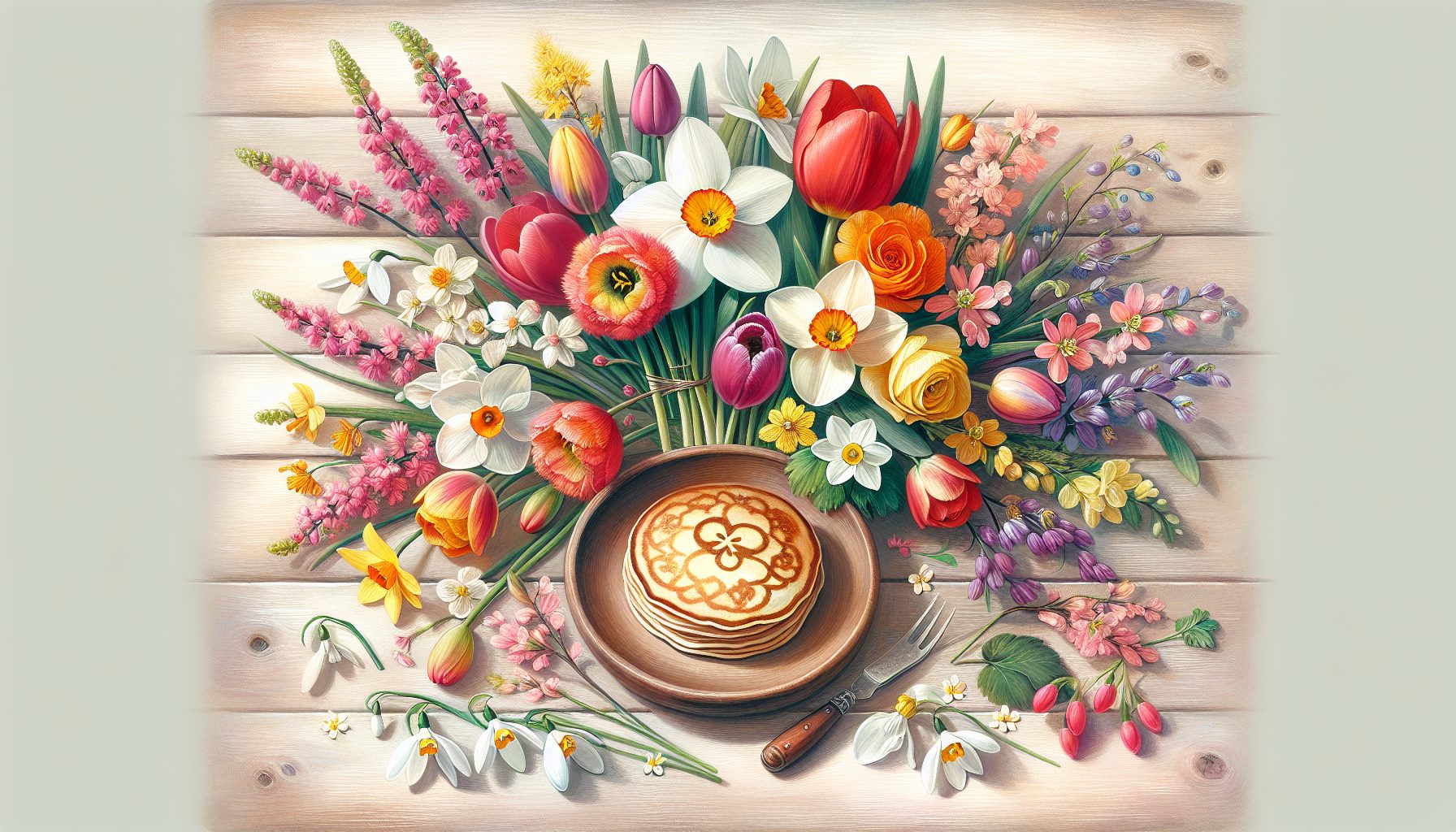 Символика весенних цветов и их смысл на Масленицу