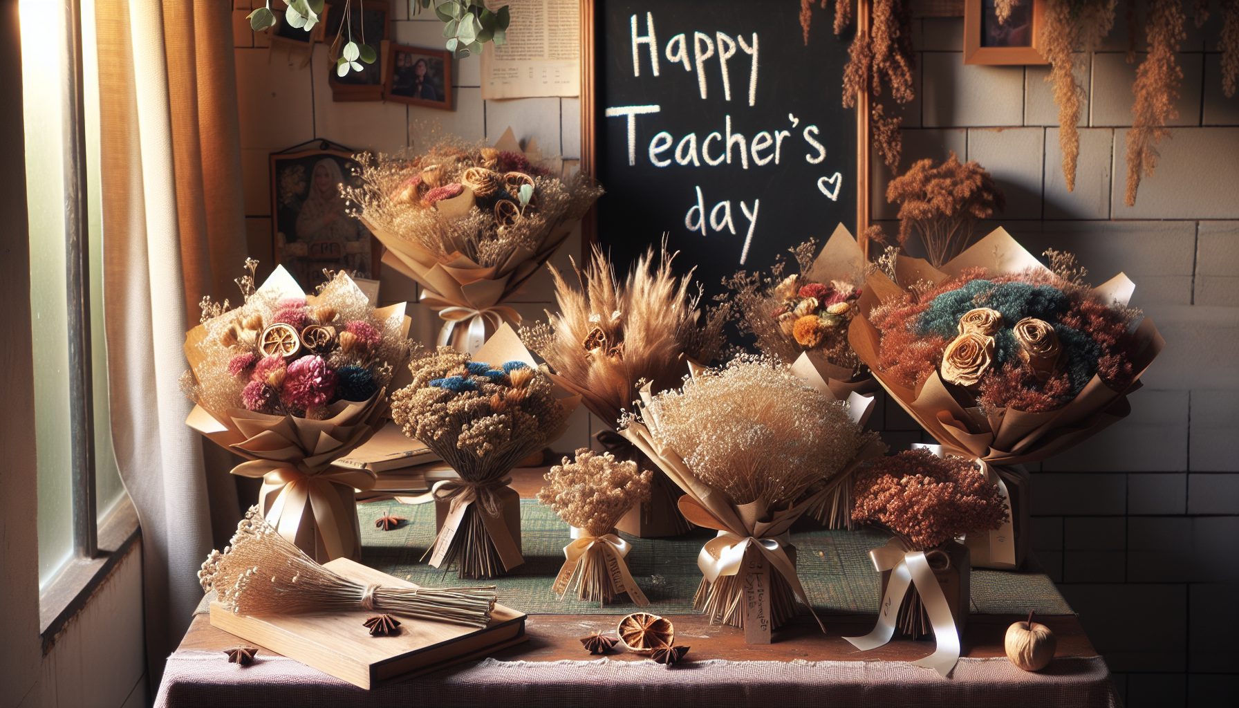 Почему букеты из сухоцветов стали хитом ко Дню учителя