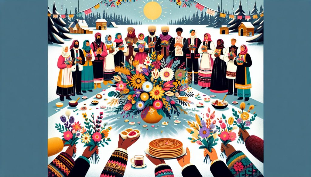 Какие цветы дарят для команды к Масленице: правила и традиции