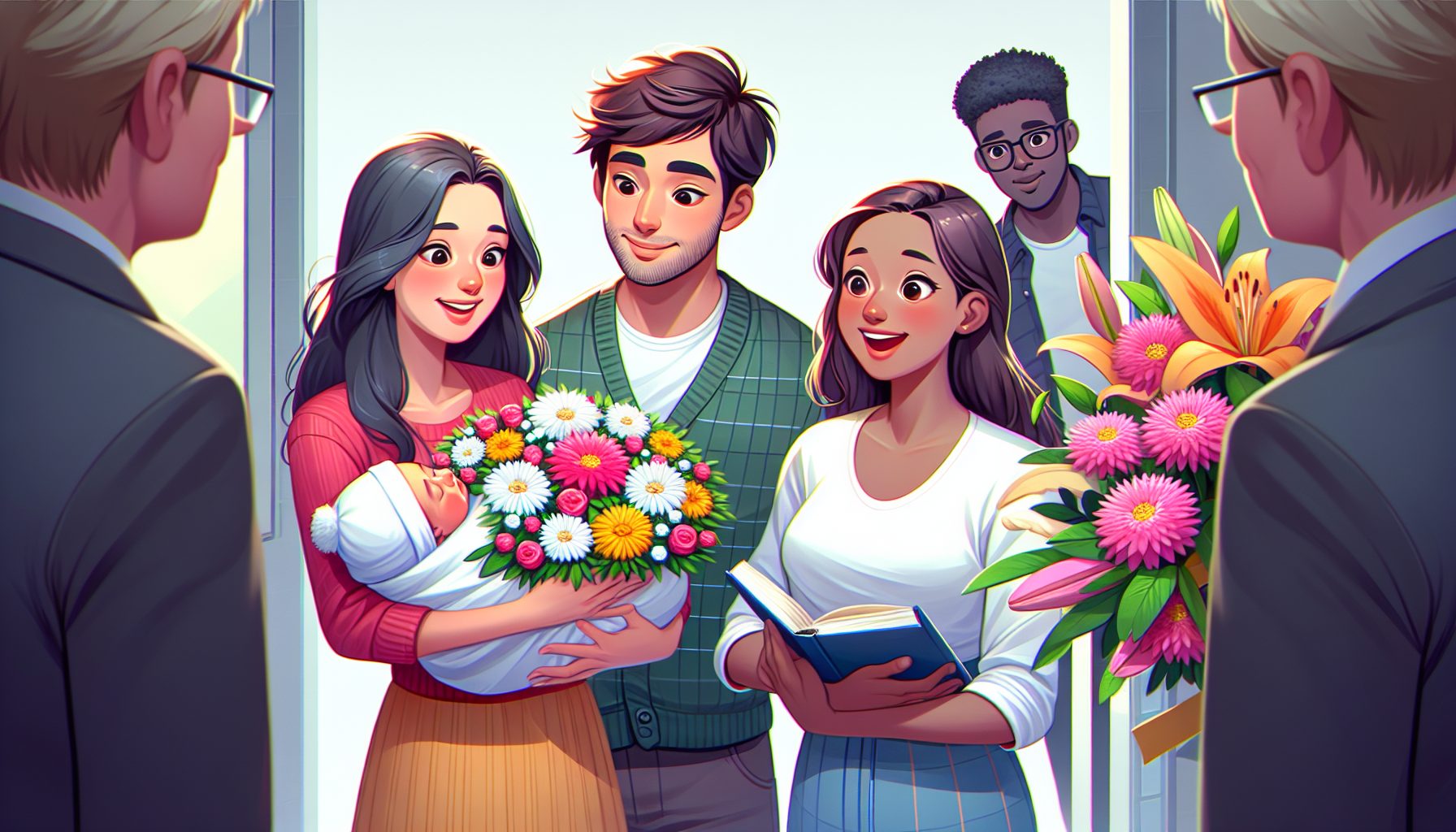 Как вручить цветы правильно